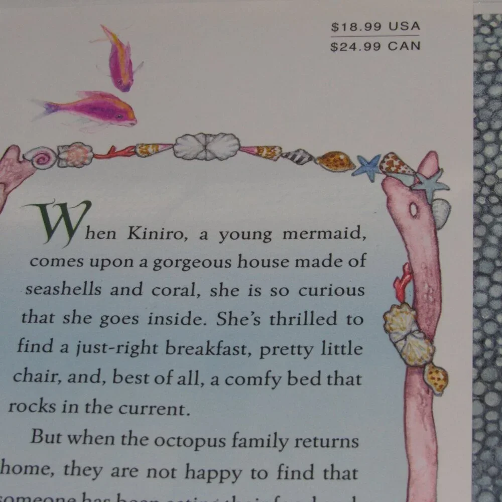 The Mermaid – Jan Brett Hardcover Kids Picture Fairy Tale Book | Whimsical